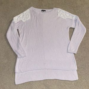 RW&CO. Lace Shoulder Detail Sweater